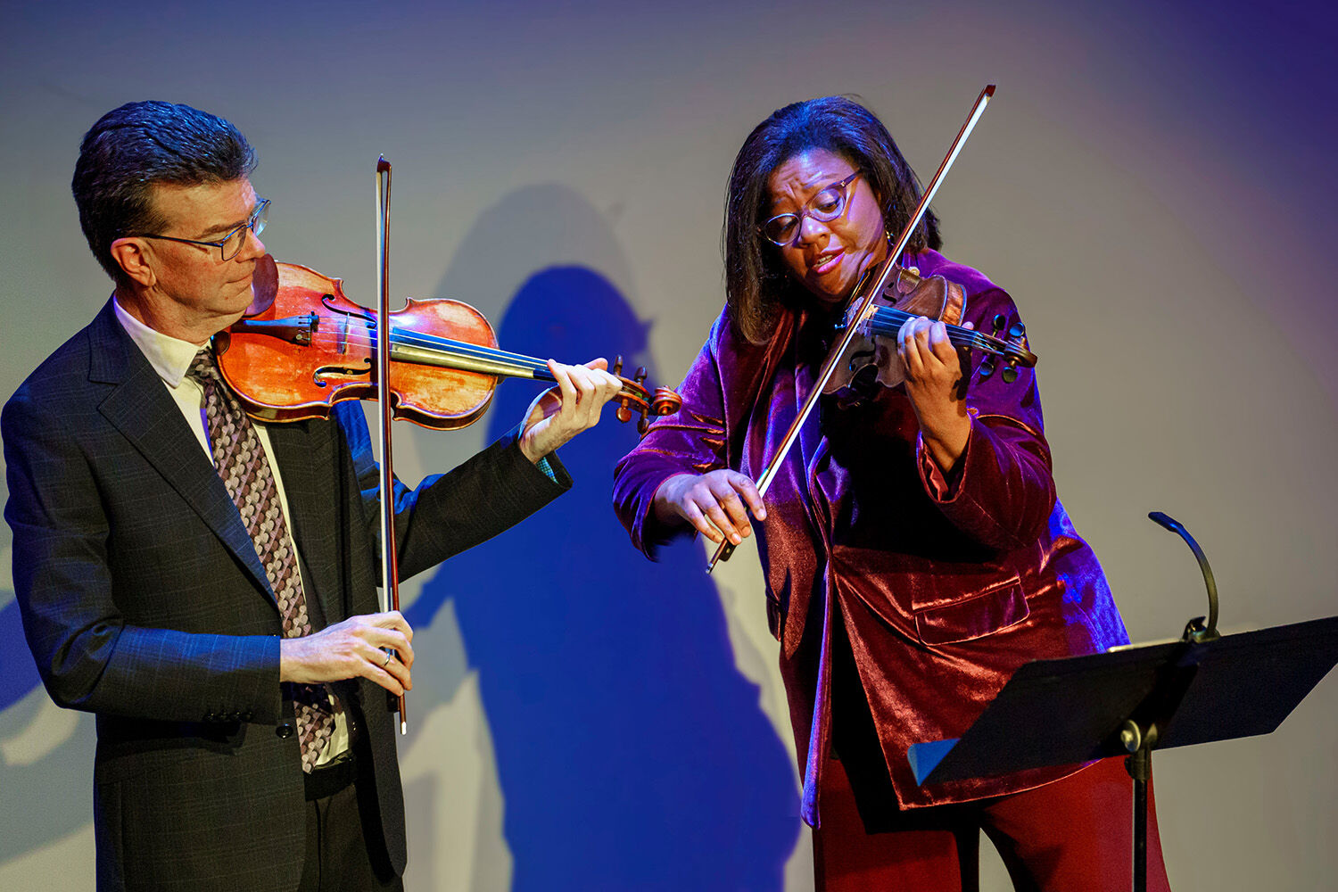 ROCO Concertmaster Scott St. John and Dr. Nicole Cherry